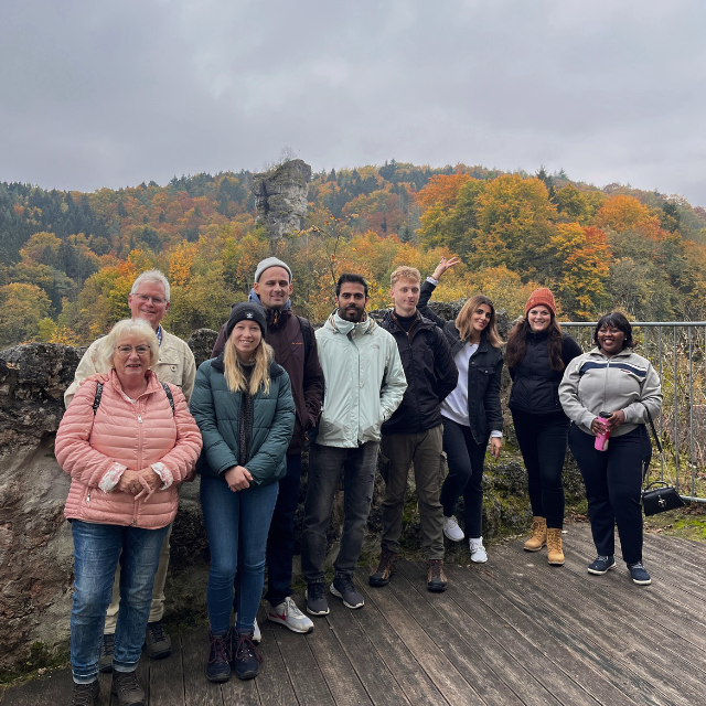 Gruppenbild am Fränkische Schweiz Museum.