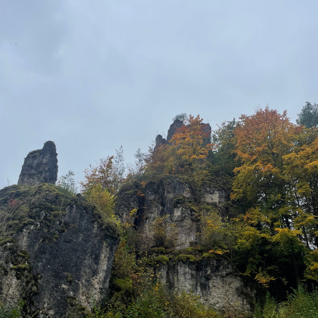 Felsformation in Richtung Fahnenstein.