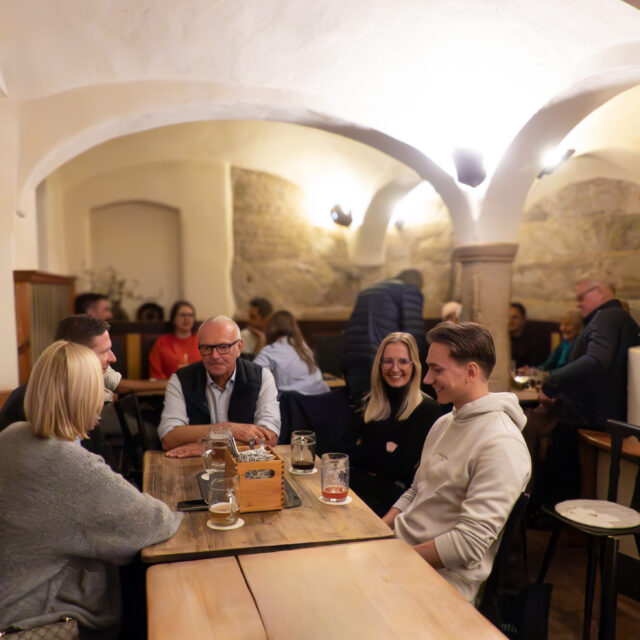 gemütliches Get-Together beim Bayreuther Willkommensevent